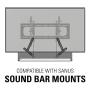 Sanus Advanced Tilt Premium TV Wall Mount for 46” – 90” Flat-Panel TVs - VLT6-B1