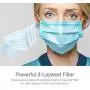CandyCare Disposable Face Masks, Pack of 25 - Dust Particle 3-Layer Design with Earloop Protective Cover