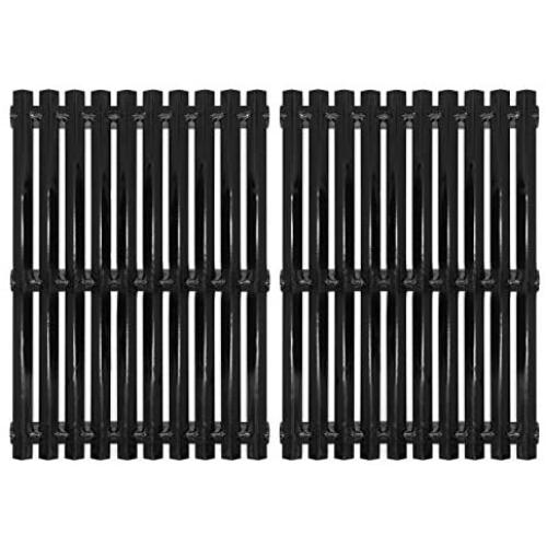 Hongso Porcelain Steel Cooking Grid Grates Replacement Parts for Brinkmann, Sunbeam, Nexgrill 720-0697E, Grill Master 720-0697 and Uniflame Gas Grills, 17 3/16 inch BBQ Grill Parts, 2-Pack (PCI812)