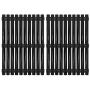 Hongso Porcelain Steel Cooking Grid Grates Replacement Parts for Brinkmann, Sunbeam, Nexgrill 720-0697E, Grill Master 720-0697 and Uniflame Gas Grills, 17 3/16 inch BBQ Grill Parts, 2-Pack (PCI812)