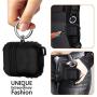 HALLEAST Compatible AirPods Case Cover, AirPods 2 Case Keychain Front LED Visible, Support Wireless Charging Protector Silicone Cover Compatible Apple AirPods 2 & 1 Accessories