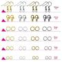 Paxcoo 3200Pcs Jewelry Necklace Repair Kit with Jump Rings, Clasps and Earring Hooks for Jewelry Making Supplies, Earring Making Findings and Necklace Bracelets Repair