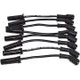 A-Team Performance Silicone Spark Plug Wires Set Compatible with GMC Chevy Chevrolet Car Vortec LS LS1 LS2 LS3 LS6 LS7 4.8L 5.3L 5.7L 6.0L 6.2L 7.0L 1999-2014 Black 8.0mm
