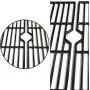 Hongso Porcelain Coated Cast Iron Cooking Grid Grates Replacement for Charbroil 463250210, 463250211, 463250212, 463251413, 463251414, 466251413; Thermos 461633514,PCF123 2 Set