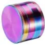 Grinder - 4 Pieces Zinc Alloy Pollen Rainbow Grinders Spice Grinder Colorful Metal Crusher with magnetic top (52mm(2inch)) Grinder - 4 Pieces Zinc Alloy Pollen Rainbow Grinders Spice Grinder Colorful Metal Crusher with magnetic top (52mm(2inch))
