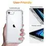 ESR Air Armor Designed for iPhone SE 2020 Case/iPhone 8 Case [Shock-Absorbing] [Scratch-Resistant] [Military Grade Protection] Hard Polycarbonate + Flexible Polymer Frame, for iPhone SE 2020/8, Clear