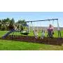 Sportspower Rosemead Metal Swing and Slide Set Sportspower Rosemead Metal Swing and Slide Set