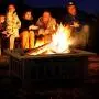 Yaheetech 32in Outdoor Metal Firepit Square Table Backyard Patio Garden Stove Wood Burning Fire Pit with Spark Screen, Log Poker and Cover Yaheetech 32in Outdoor Metal Firepit Square Table Backyard Patio Garden Stove Wood Burning Fire Pit with Spark Screen, Log Poker and Cover