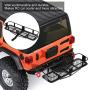 Demeras RC Car Rear Bumper Durable Metal Back Hitch Carrier Compatible with Axial SCX10 90046 AXI03007