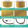 Oil Filter Fits BMW X6 X5 128i 135i 325i 335i X1 X3 X4 Z4 Metal Free Replace Mann Filter HU 816X | Part No. 11427541827 11427953129