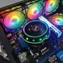 PICKME Aluminum CPU Cooler Radiator, RGB Heat Sink Silent PC CPU Cooling Cooler Heatsink Fan for Intel LGA/115X/775/1366 PICKME Aluminum CPU Cooler Radiator, RGB Heat Sink Silent PC CPU Cooling Cooler Heatsink Fan for Intel LGA/115X/775/1366