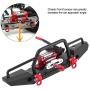 【2021 New Years Special】RC Car Crawler Upgrade Part, Remote Control Aluminum Alloy Large Size Front Bumper with Winch for Traxxas TR.X-4 RC Car RC Crawler Bumper Part