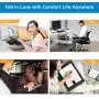 Adjustable Lap Desk - with 8 Adjustable Angles & Dual Cushions Laptop Stand for Car Laptop Desk, Work Table, Lap Writing Board & Drawing Desk on Sofa or Bed by HUANUO Adjustable Lap Desk - with 8 Adjustable Angles & Dual Cushions Laptop Stand for Car Laptop Desk, Work Table, Lap Writing Board & Drawing Desk on Sofa or Bed by HUANUO