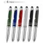 Stylus Pen for Touchscreen Devices, Tablets, iPads, iPhones, Multi-Function Capacitive Pen with LED Flashlight, Ballpoint Ink Pen, 3-in-1 Metal Pen, Multi,6PK Stylus Pen for Touchscreen Devices, Tablets, iPads, iPhones, Multi-Function Capacitive Pen with LED Flashlight, Ballpoint Ink Pen, 3-in-1 Metal Pen, Multi,6PK