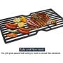 Hongso Porcelain Coated Cast Iron Cooking Grid Grates Replacement for Charbroil 463250210, 463250211, 463250212, 463251413, 463251414, 466251413; Thermos 461633514,PCF123 2 Set