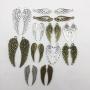 Wings Charm Collection-about 55pcs Craft Supplies wing Charms Pendants by pair for Crafting, Jewelry Findings Making Accessory For DIY Necklace Bracelet Earrings (M083)