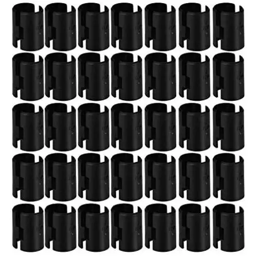 74-Packs Wire Shelf Clips,Wire Shelving Shelf Lock Clips for 1'' Post- Shelving Sleeves Replacements for Wire Shelving System,Fits with Thunder Group, Alera, Honey Can Do, Eagle, Regency, Metro & More