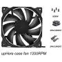 uphere 3-Pack Long Life Computer Case Fan 120mm Cooling Case Fan for Computer Cases Cooling,12BK3-3 uphere 3-Pack Long Life Computer Case Fan 120mm Cooling Case Fan for Computer Cases Cooling,12BK3-3