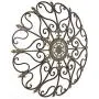 Vintage Style Round Copper Metal Wall Decor w/ Fleur de Lis Accents, Copper and Gold Metal Wall Art, Fleur de Lis and Quatrefoil 3D Wall Art, 29” Vintage Style Round Copper Metal Wall Decor w/ Fleur de Lis Accents, Copper and Gold Metal Wall Art, Fleur de Lis and Quatrefoil 3D Wall Art, 29”