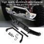 Demeras Rc Rear Bumper Aluminium Alloy Rc Front Bumper Guard Spare Upgrade Parts for RGT 1/10 Truck Overland Rock Cruiser EX86100