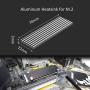 GLOTRENDS M.2 Heatsink for 2280 M.2 SSD with Silicone Thermal Pad (2 pcs)