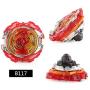 RGoal Bey Battle Burst Gyro Attack Blades Metal Fusion Evolution Combination with Starter Battle Arena, Launchers & Includes 4 Battling Metal Gyro Blades(4in1)