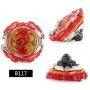 RGoal Bey Battle Burst Gyro Attack Blades Metal Fusion Evolution Combination with Starter Battle Arena, Launchers & Includes 4 Battling Metal Gyro Blades(4in1)