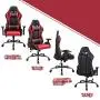 Rimiking Massage Computer Gaming Chair-High Back Bonded Leather Desk Swivel Racing Chair Adjustable Armrest Ergonomic with Soft Headrest&Backrest Red Rimiking Massage Computer Gaming Chair-High Back Bonded Leather Desk Swivel Racing Chair Adjustable Armrest Ergonomic with Soft Headrest&Backrest Red