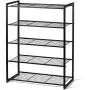 Titan Mall Shoes Rack for Closets Free Standing Shoe Rack 5 Tier Shoe Rack Metal Shoe Rack Shoe Organizer 25 Inch Wide Shoe Tower Shelf Storage Titan Mall Shoes Rack for Closets Free Standing Shoe Rack 5 Tier Shoe Rack Metal Shoe Rack Shoe Organizer 25 Inch Wide Shoe Tower Shelf Storage