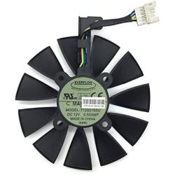 General 88MM T129215SU 6-Pin DC 12V 0.50A Cooling Fan for ASUS Strix Raptor GTX980Ti R9 390X R9 390 GTX1060 GTX1070 GTX1080 RX480 Graphics Card Cooler Cooling Fans (Fan-B (1Pcs))