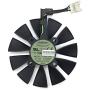 General 88MM T129215SU 6-Pin DC 12V 0.50A Cooling Fan for ASUS Strix Raptor GTX980Ti R9 390X R9 390 GTX1060 GTX1070 GTX1080 RX480 Graphics Card Cooler Cooling Fans (Fan-B (1Pcs))