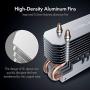 ineo M.2 2280 SSD Rocket Heatsink Built-in Cooling Fan [M3]