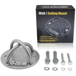 POWER GUIDANCE Wall and Ceiling Mount Bracket for Suspension Straps, Gymnastic Rings, Yoga Swings & Hammock, Resistance Band, Battle Rope