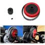 LAFEINA RC Car Belt Drive Transmission Gear System for 1/10 Scale RC Crawler Car Axial SCX10 II 90046 Upgrade Parts (3.2mm Black)