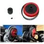 LAFEINA RC Car Belt Drive Transmission Gear System for 1/10 Scale RC Crawler Car Axial SCX10 II 90046 Upgrade Parts (3.2mm Black)