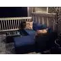 PHI VILLA Outdoor Sectional Rattan Sofa - Wicker Patio Furniture Set (Blue) PHI VILLA Outdoor Sectional Rattan Sofa - Wicker Patio Furniture Set (Blue)