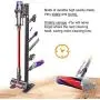 XIGOO Storage-Stand-Docking-Station-Holder Compatible with Dyson V11 V10 V8 V7 V6 Cordless Vacuum Cleaners & Accessories, Stable Metal Organizer Rack, Brushed Black