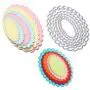 4 Sets / 27 PCS Metal Cutting Dies Stencil for Card Making Scrapbooking DIY Album Paper, TuNan Carbon Steel Template Molds, Embossing Tool for Envelope Gift Box - Flowers, Leaves, Circle, Oval