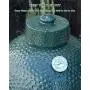 KAMaster Ceramic Damper Top for Medium Large and XLarge Big Green Egg,Dual Function Ceramic Grill Top Damper,Kamado Accessories Charcoal Grill Top Parts Replacement for Easy Grasp and Anti-Hot KAMaster Ceramic Damper Top for Medium Large and XLarge Big Green Egg,Dual Function Ceramic Grill Top Damper,Kamado Accessories Charcoal Grill Top Parts Replacement for Easy Grasp and Anti-Hot