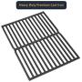 DcYourHome 7522 Cast Iron Grill Grates for Weber Genesis Silver A Spirit 210 Spirit e210 Spirit 500 Parts, 15 Inch Cooking Grates for Charbroil 463353505 463360306