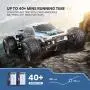 9200E RC Cars 1:10 Scale Large High Speed Remote Control Car for Adults Kids,48+ kmh 4WD 2.4GHz Off Road Monster Truck Toy,All Terrain Electric Vehicle Boy Gift with 2 Batteries for 40+ Min Play