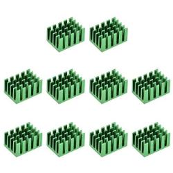 uxcell Electronic Radiators Heatsink for MOS GPU IC Chip Green 20 x 14 x 11 mm 10pcs