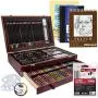 US Art Supply 162 Piece-Deluxe Mega Wood Box Art, Painting & Drawing Set that contains all the additional supplies you need to get started. US Art Supply 162 Piece-Deluxe Mega Wood Box Art, Painting & Drawing Set that contains all the additional supplies you need to get started.