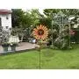 Attraction Design Flower Garden Stake Decorative Flower Yard Stake, Sunflower Decor Metal Yard Art Decor Outdoor Garden Decoration for Patio Porch Lawn Pathway Backyard 12.2'' W x 1'' D x 36'' H