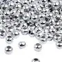 Crimp Beads 3mm, 1000 Pieces Stopper Beads Metal Bead Spacers for DIY Bracelet Jewelry Making, Silver