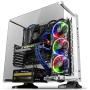 Thermaltake Core P3 ATX Tempered Glass Gaming Computer Case Chassis, Open Frame Panoramic Viewing, White Edition, CA-1G4-00M6WN-05,Snow