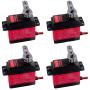 DS3218 High Torque Metal Gear Digital Servo Water Resistant RC Servo 20kg 270 Degree Rotation RC Toys DIY Model for Baja Cars (Pack of 4 Sets)