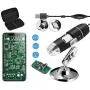 Jiusion Original 40-1000X USB Microscope with Portable Carrying Case, Digital Magnification Endoscope Camera 8 LEDs Metal Base for Micro USB USB-C Android, Windows Mac Linux Chrome Jiusion Original 40-1000X USB Microscope with Portable Carrying Case, Digital Magnification Endoscope Camera 8 LEDs Metal Base for Micro USB USB-C Android, Windows Mac Linux Chrome