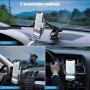 WAITIEE Wireless Car Charger,Qi 15W Fast Charging Automobile Chargers,Air Vent Dashboard Car Mount for iPhone 12 Series/11/Pro Max,Samsung S10/S9/S8/S20 Series(with Quick Charge 3.0 Car Adapter)