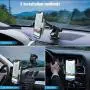 WAITIEE Wireless Car Charger,Qi 15W Fast Charging Automobile Chargers,Air Vent Dashboard Car Mount for iPhone 12 Series/11/Pro Max,Samsung S10/S9/S8/S20 Series(with Quick Charge 3.0 Car Adapter)